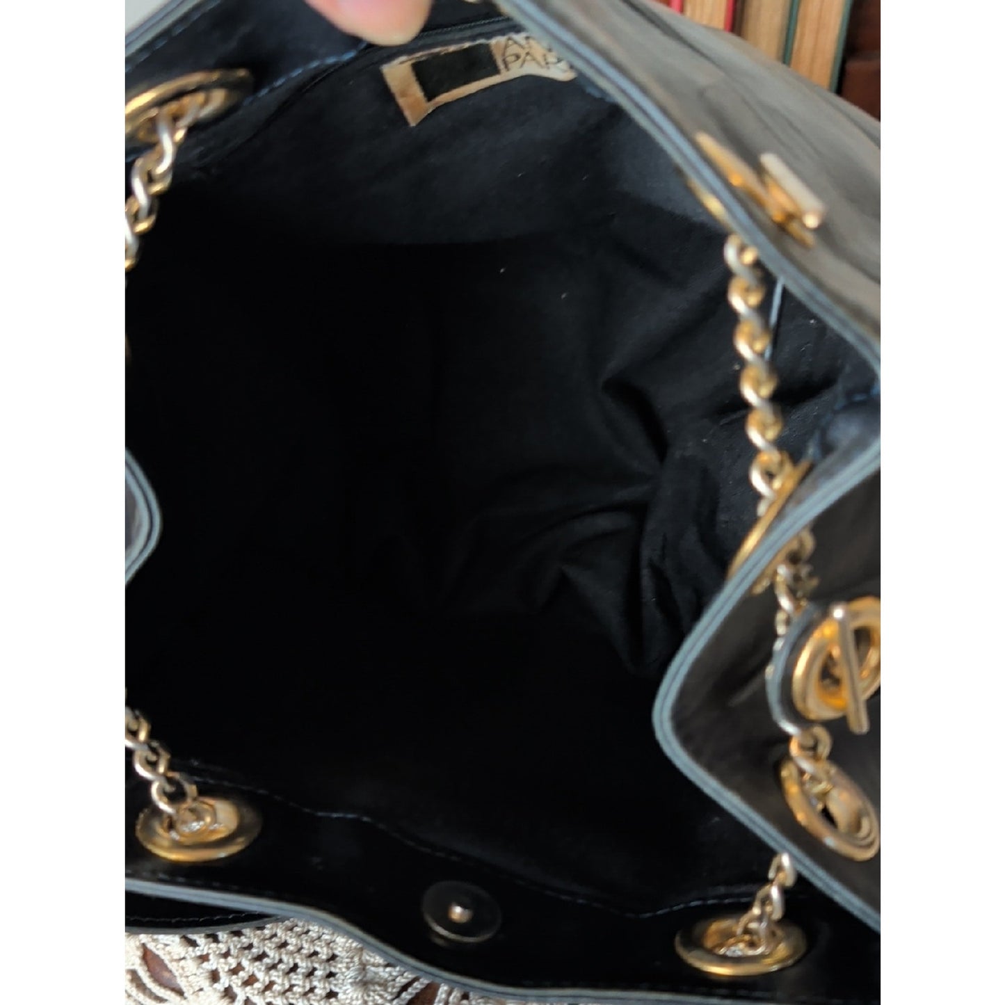 Vintage Antonio Parriego Leather Shoulder Bag Heritage Minimalist Equestrian