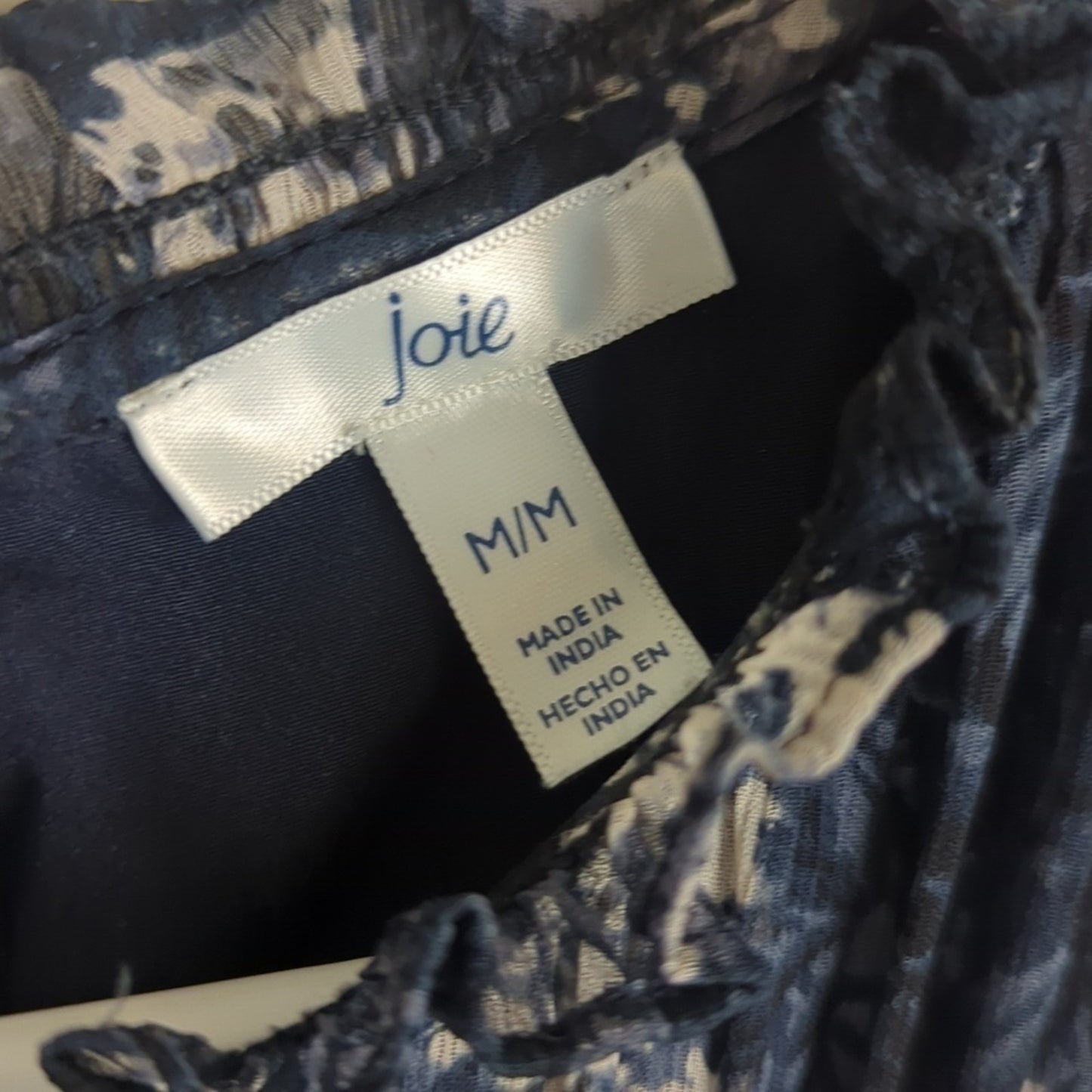 Joie Baltic Print Sleeveless Dress Women's Size Medium