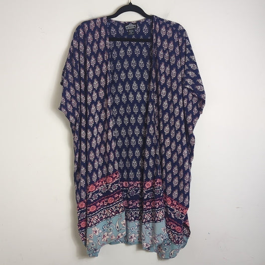 Boho Floral & Paisley Kimono Aztec Women's Medium