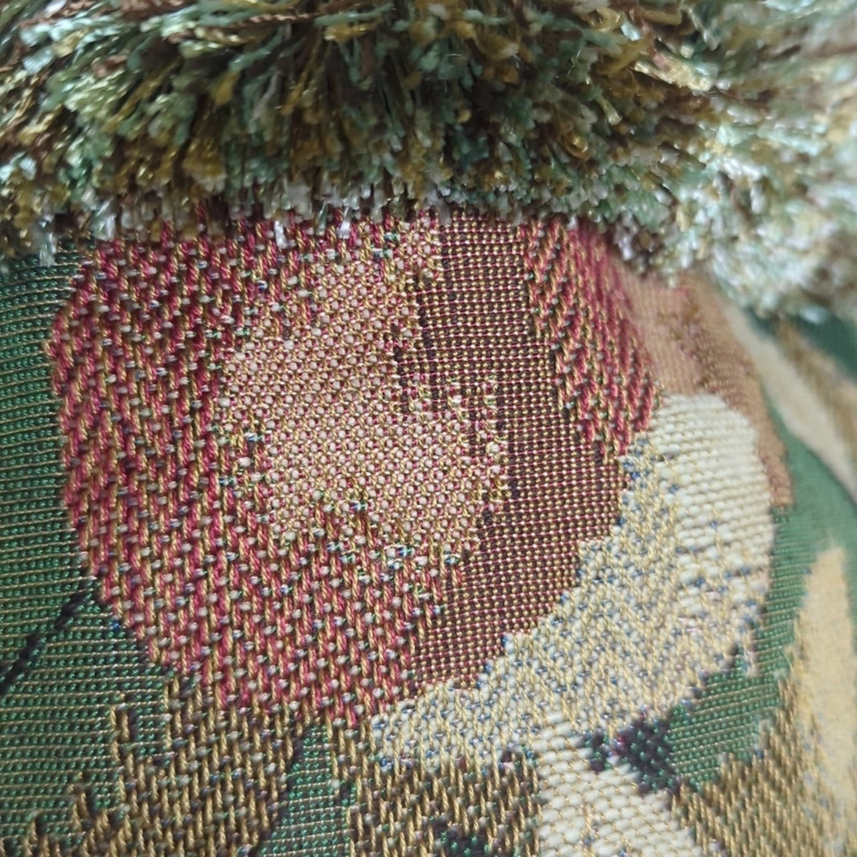 XL Upcycled Granola Girl Goblincore Tapestry Tote Bag Overnight Bag Fringe