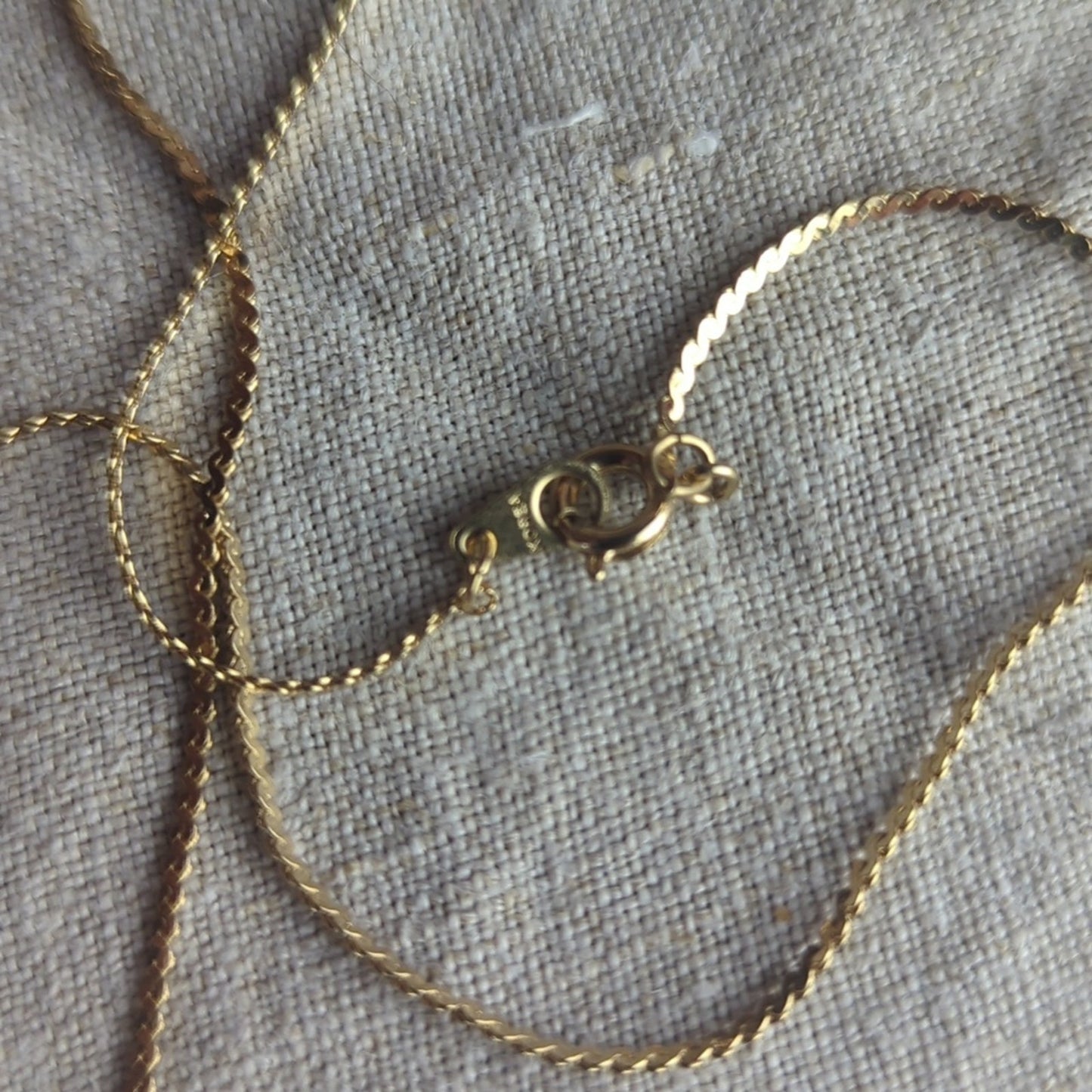 Vintage Gold Tone Heart Necklace Diamond Accent Made in Korea, 1980s