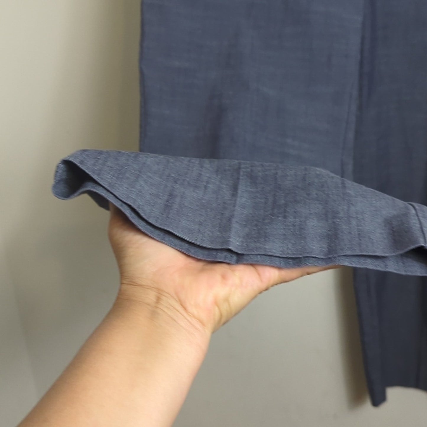 Minimalistic Grey Wide Straight Leg Pants Women's Size 12