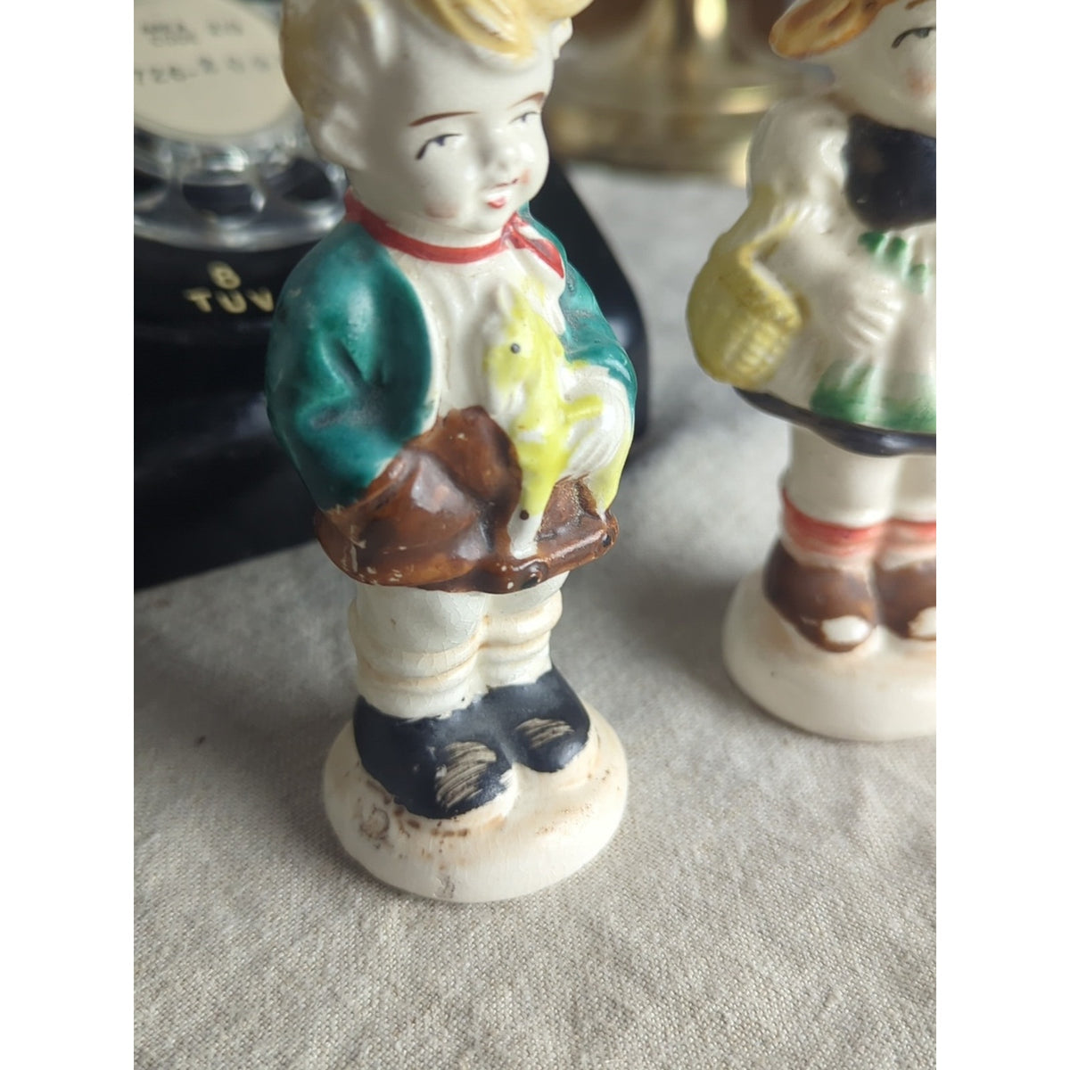 Vintage Occupied Japan Figural Salt & Pepper Shakers – Storybook Dutch Boy Girl