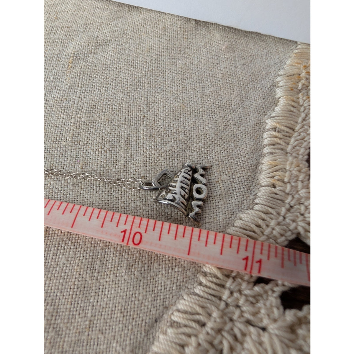 Cheerleader Sterling Silver Pendant & Necklace Gifts for Mom