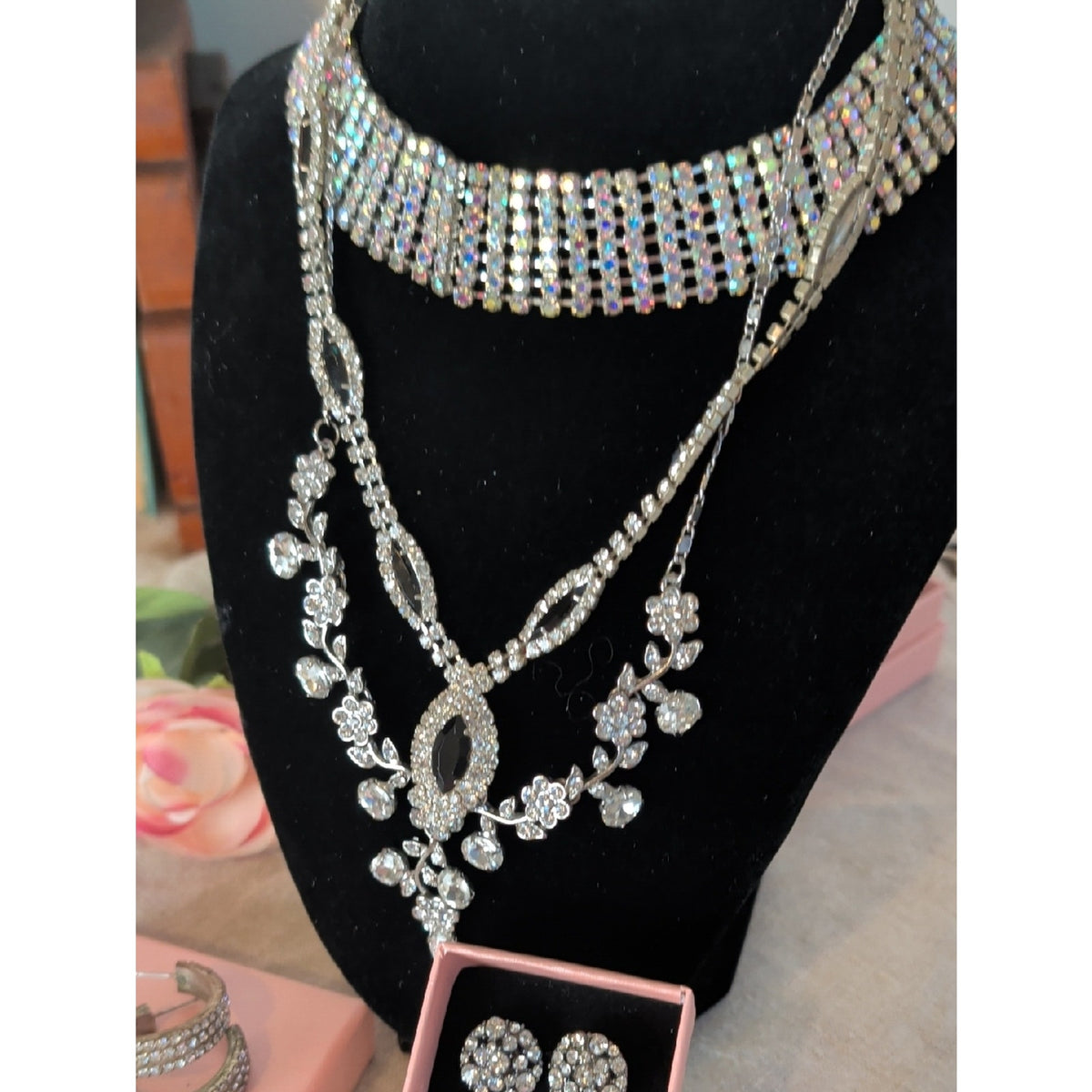 Bridal Glam Rhinestone Jewelry Collection Princesscore Old Hollywood Sparkle