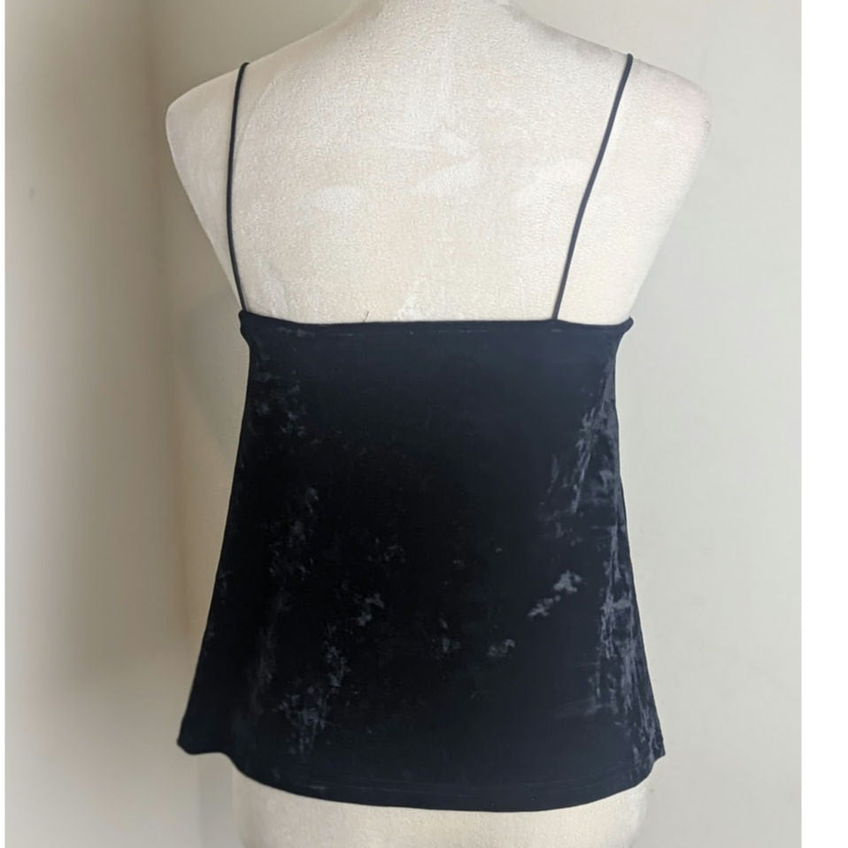 Dark Romantic Crush Black velvet Cami Women's Size XS/S