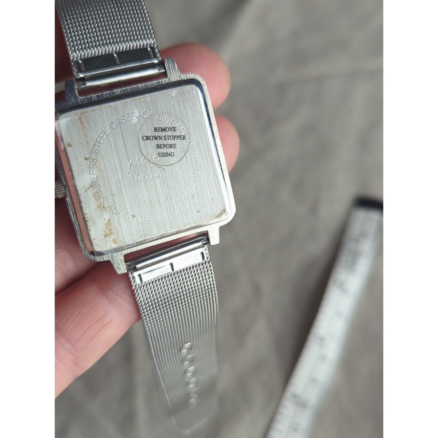 Curated Watch Stack Set Y2K Statement Minimalist Blush Watch | Layered Bracelets