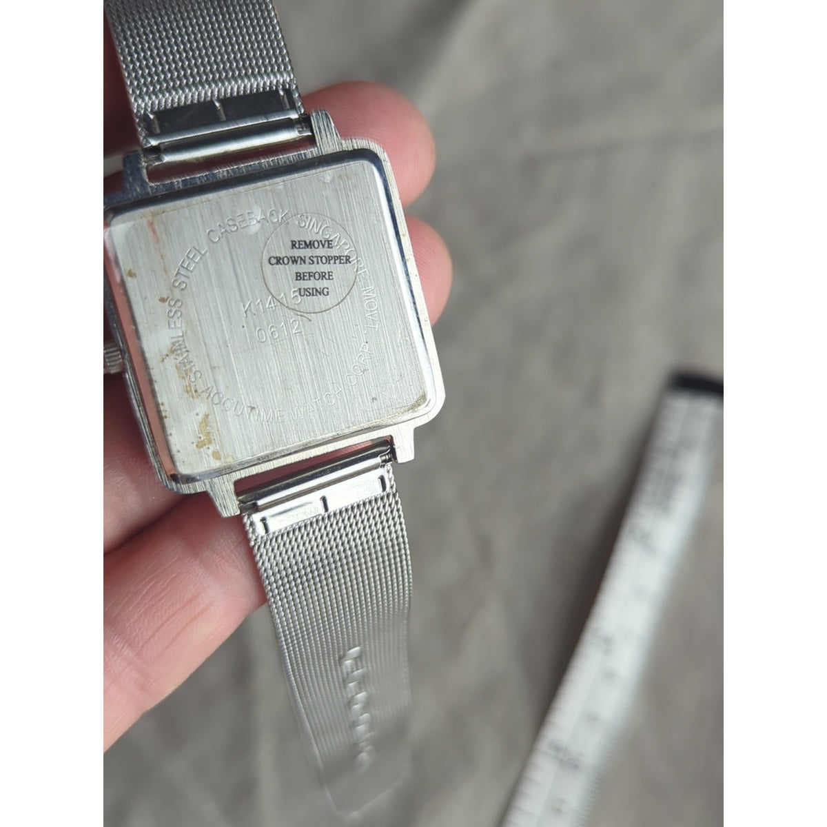 Curated Watch Stack Set Y2K Statement Minimalist Blush Watch | Layered Bracelets