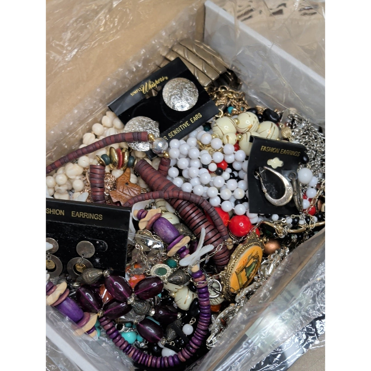 3 Lb Jewelry Treasure Hunt! Vintage And Modern! Boho Glam!