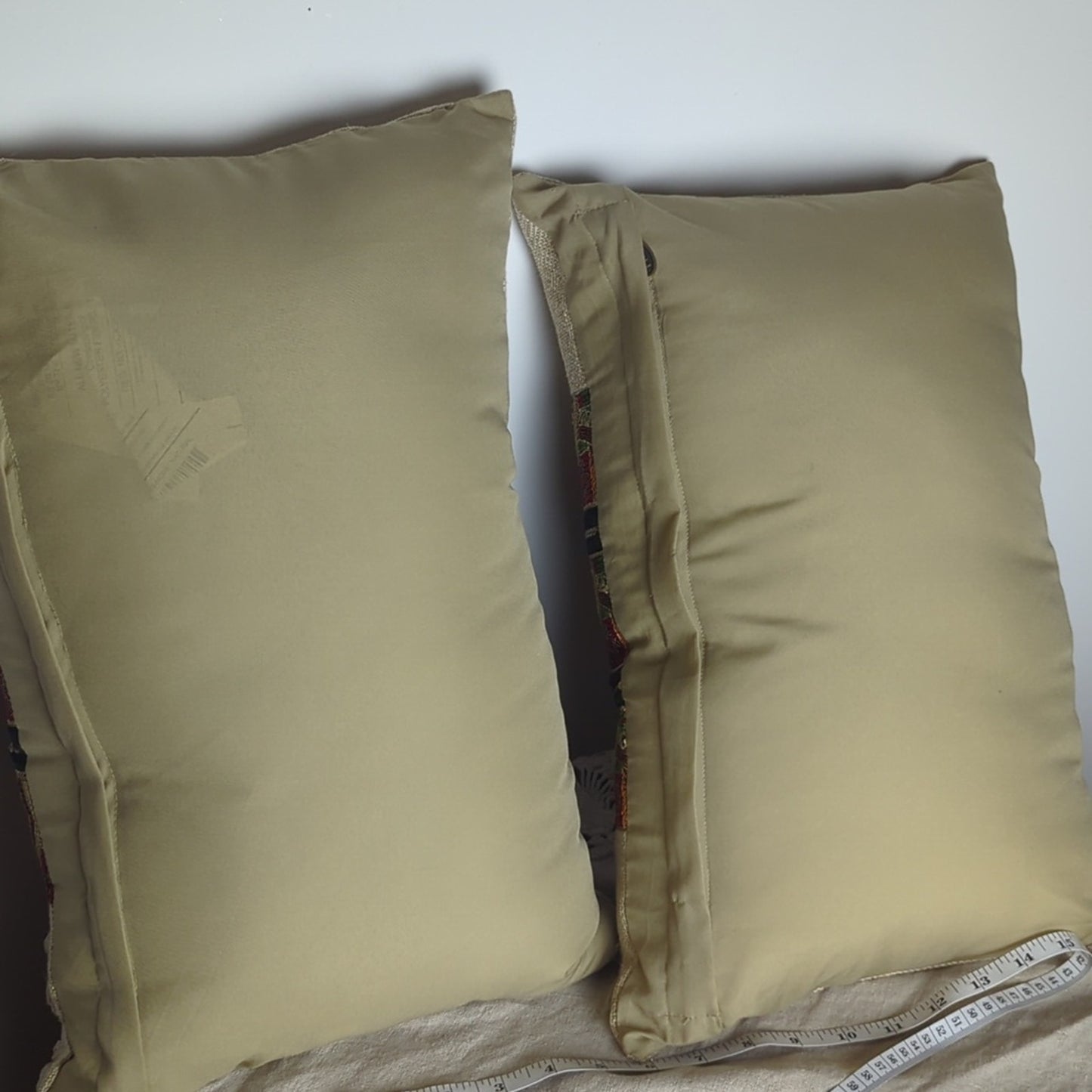 Pier 1 Embroidered Throw Pillows Set of 2 Boho Global Accent  18 x 12