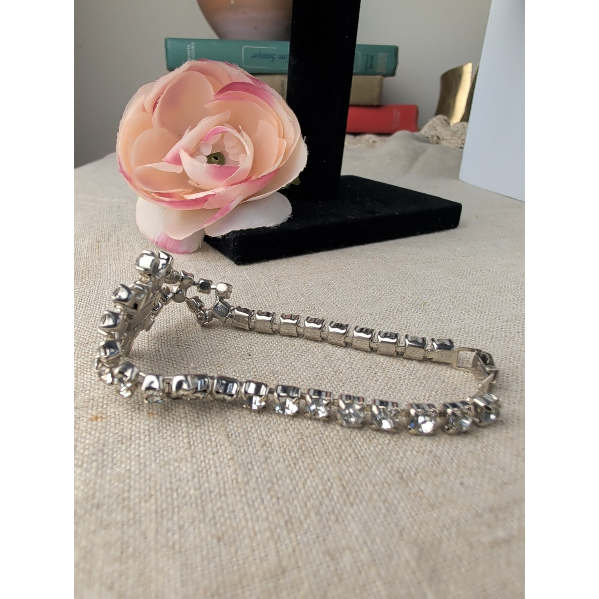 Gorgeous La Rel 1950's Rhinestone Statement Bracelet