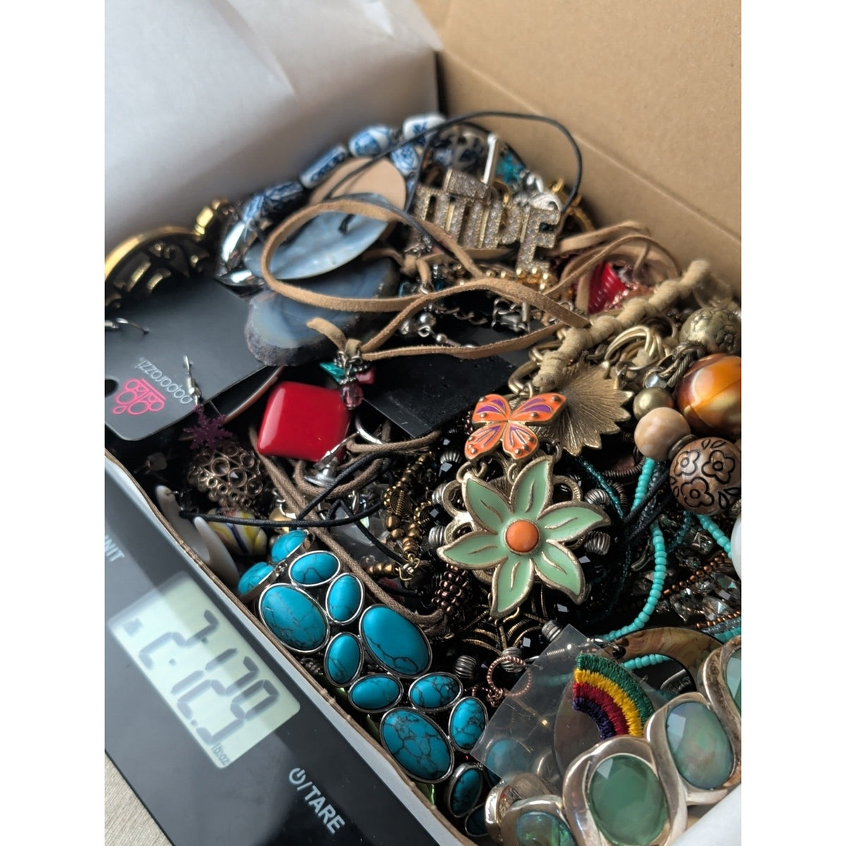 Mystery Treasure Hunt Craft Box Some Wearable! 2 Lbs!