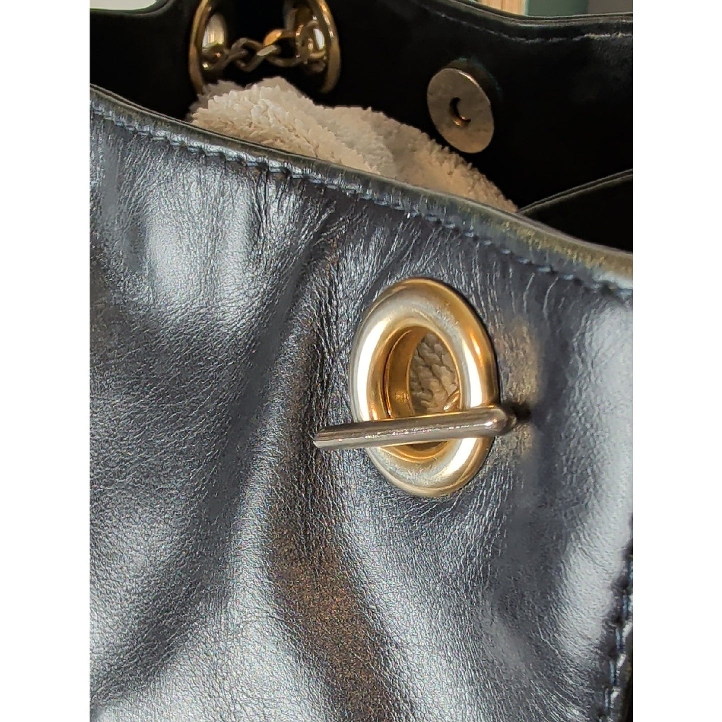 Vintage Antonio Parriego Leather Shoulder Bag Heritage Minimalist Equestrian