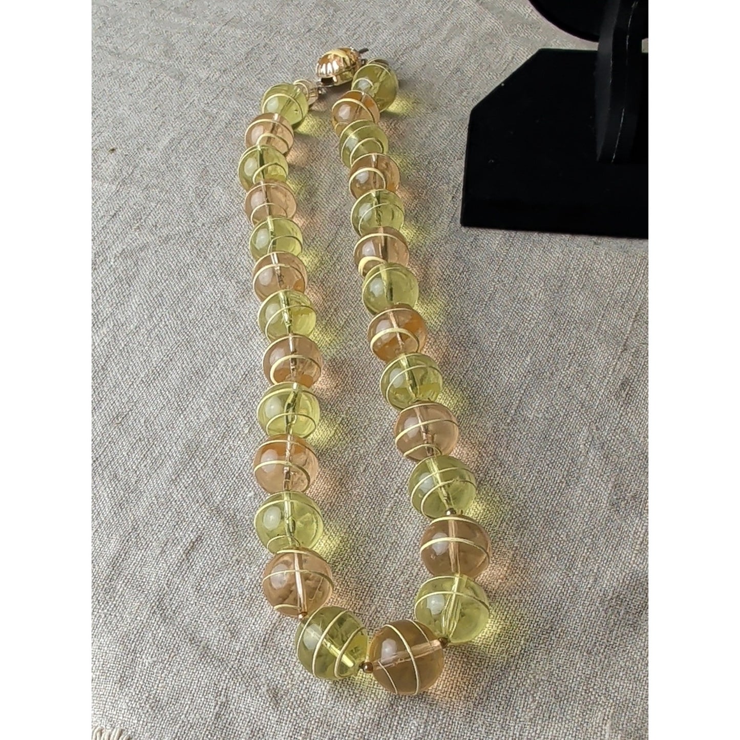 Mod Hong Kong 1960s Atomic Orb Retro Fashion Necklace