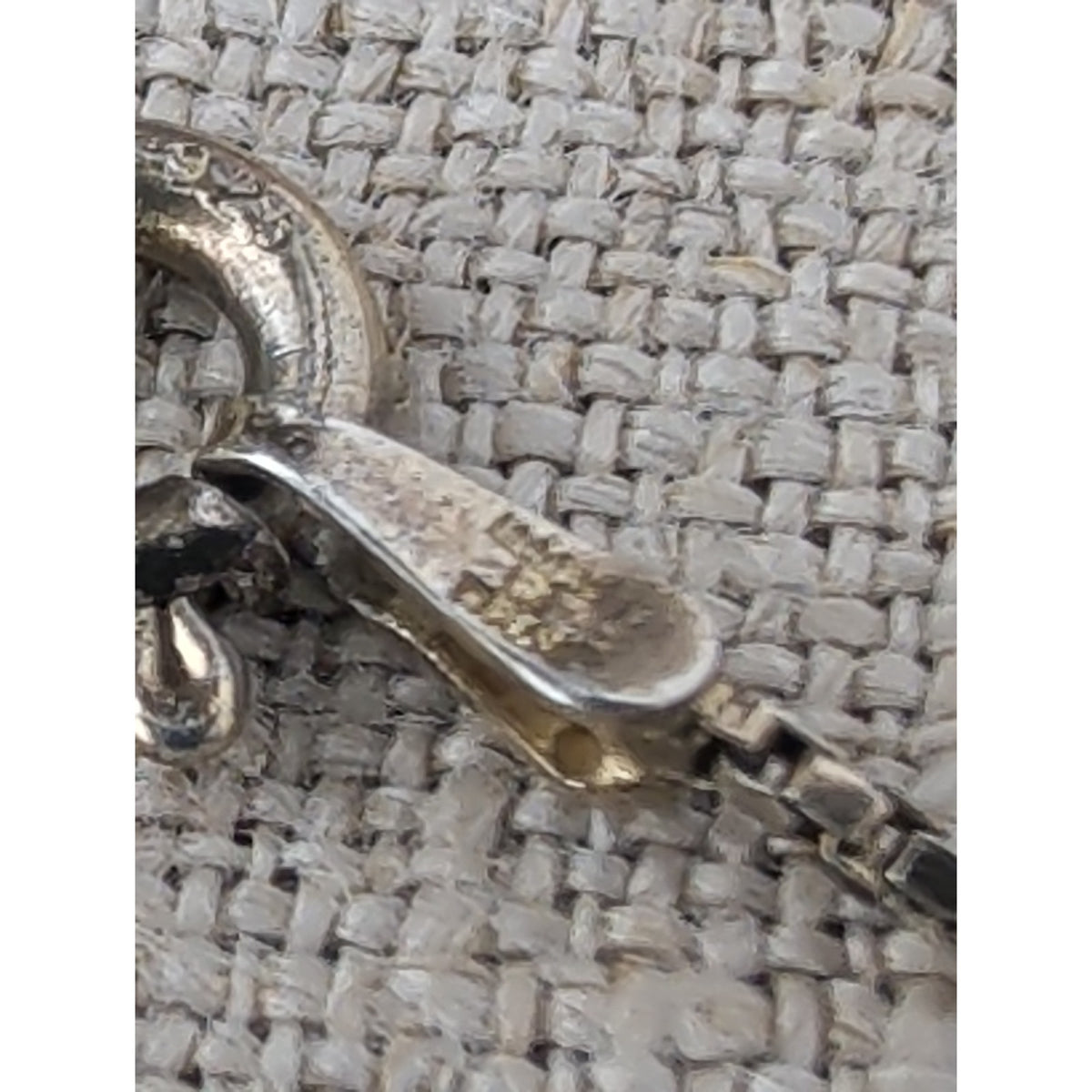 eSBe Designs Sara Blaine 925 Sterling Silver Brass Pendant Vintage Italy Box Chain Necklace 7g