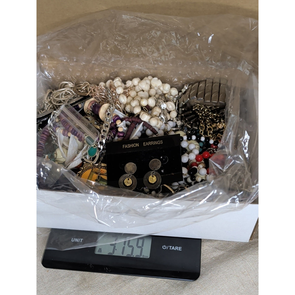 3 Lb Jewelry Treasure Hunt! Vintage And Modern! Boho Glam!