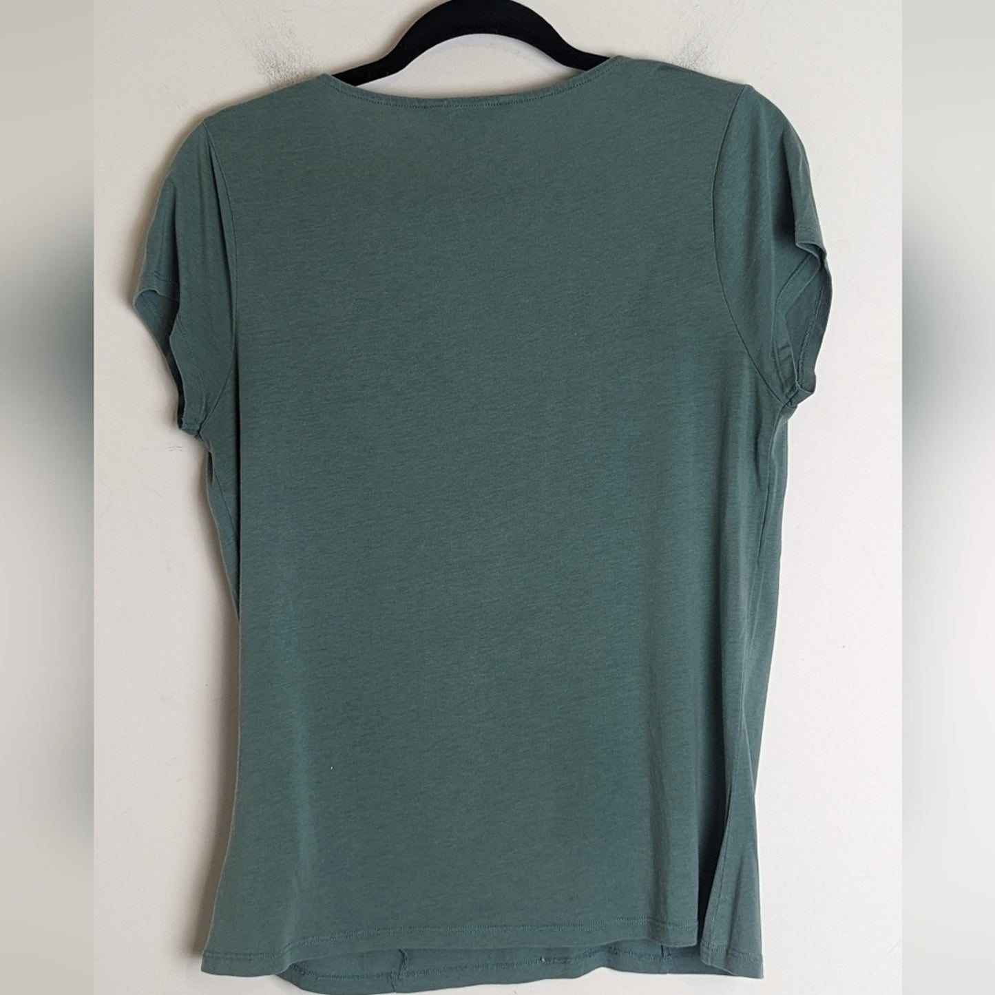 Boden Basic V-Neck Gathered Top Lyocell & Cotton Women's 10
