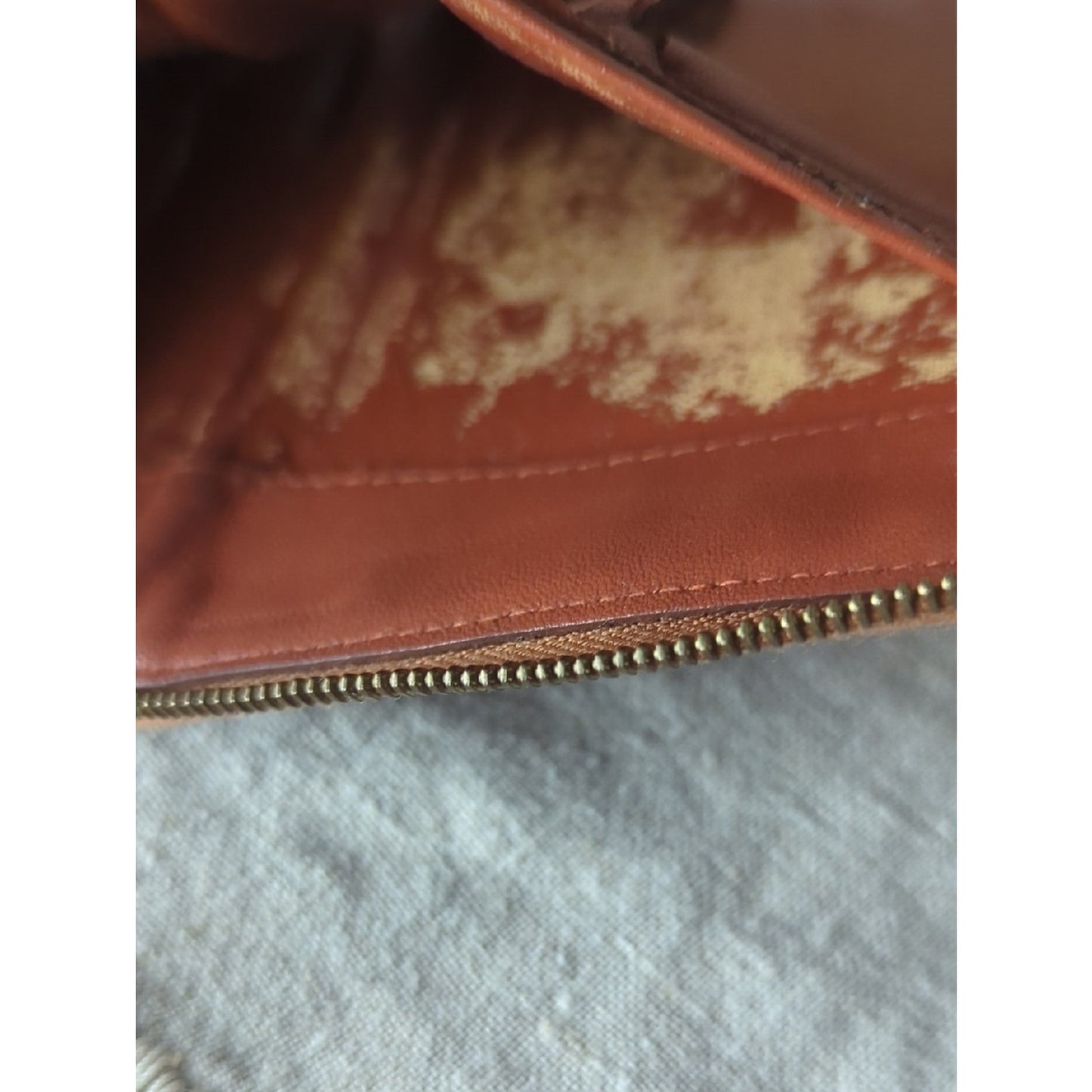 Vintage MCM Visetos Wallet Cognac Monogram Made in Germany 80s