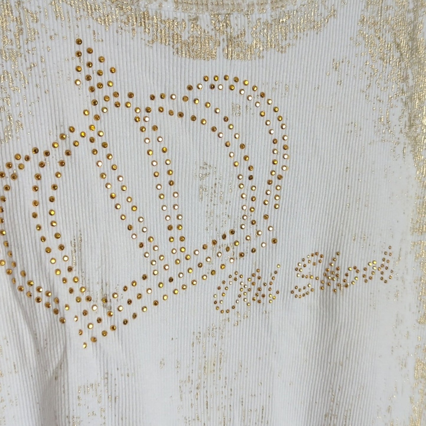 Y2K Old Skool Tank With Beaded Crown Women's XL