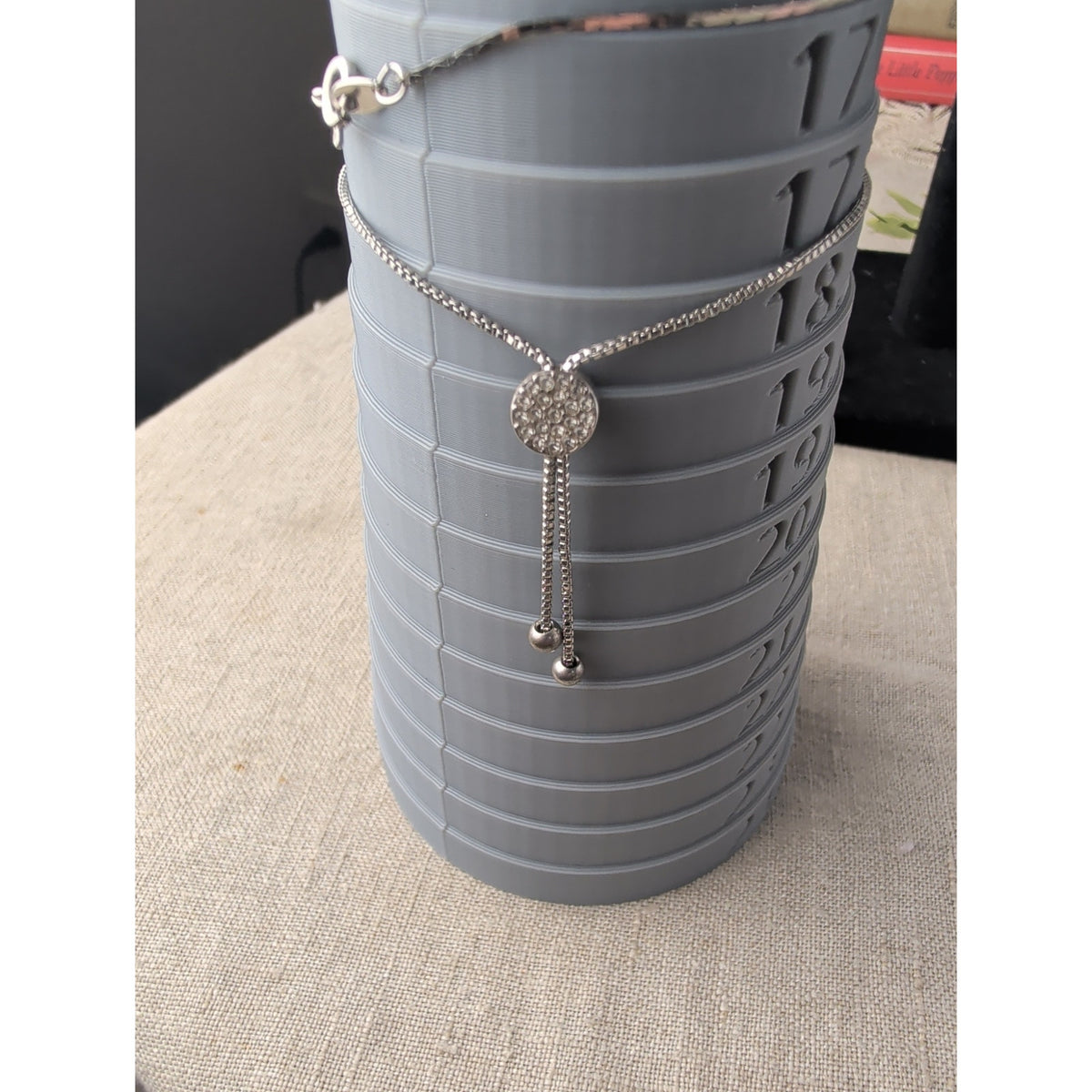 Silver Tone Bracelet Gift Set I Love You More Plus Bubble Heart Charm