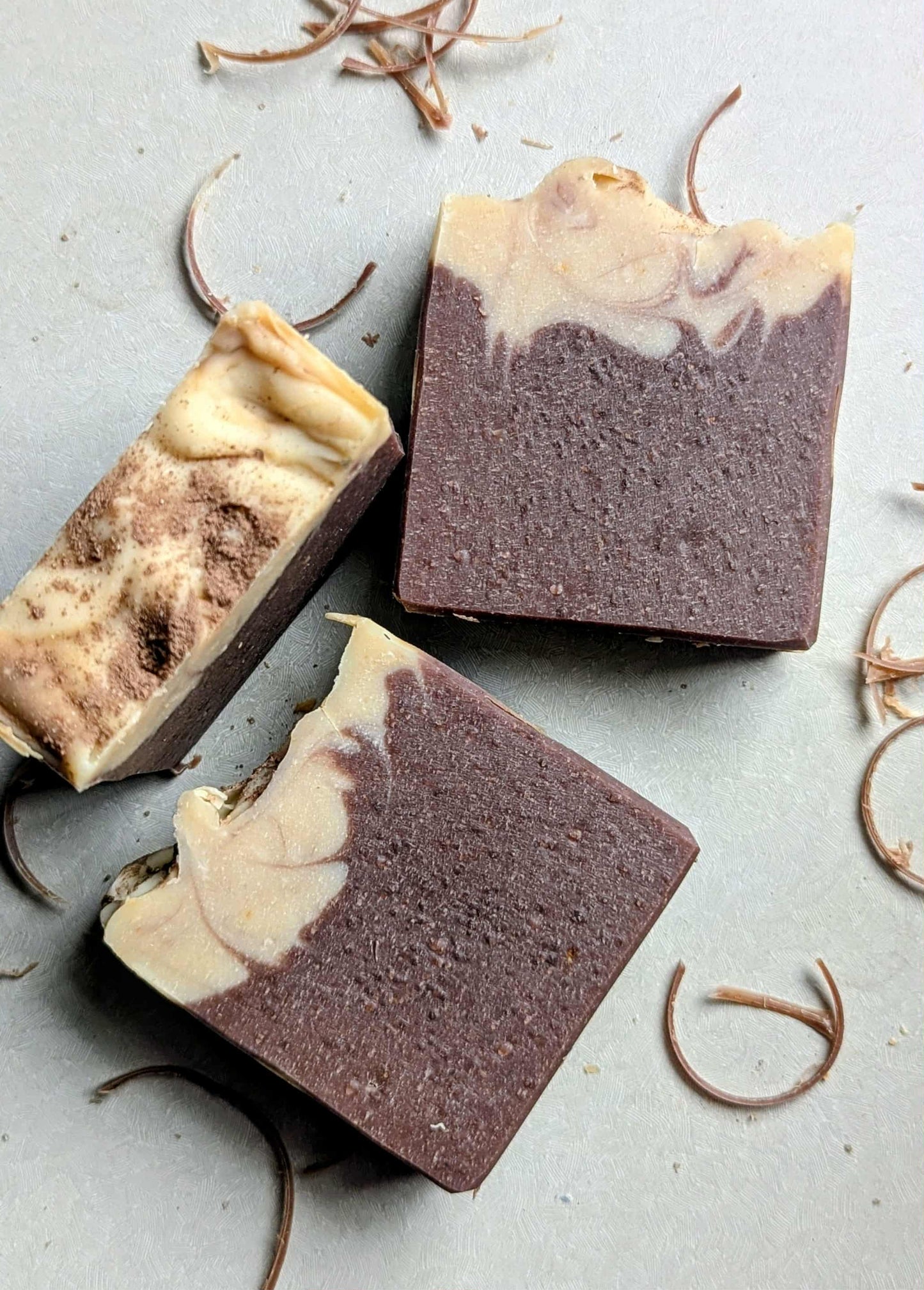 Morning Cocoa Handcrafted 4.0 oz Goat Milk & Tallow Luxury Soap Cocoa with Coconut Cream