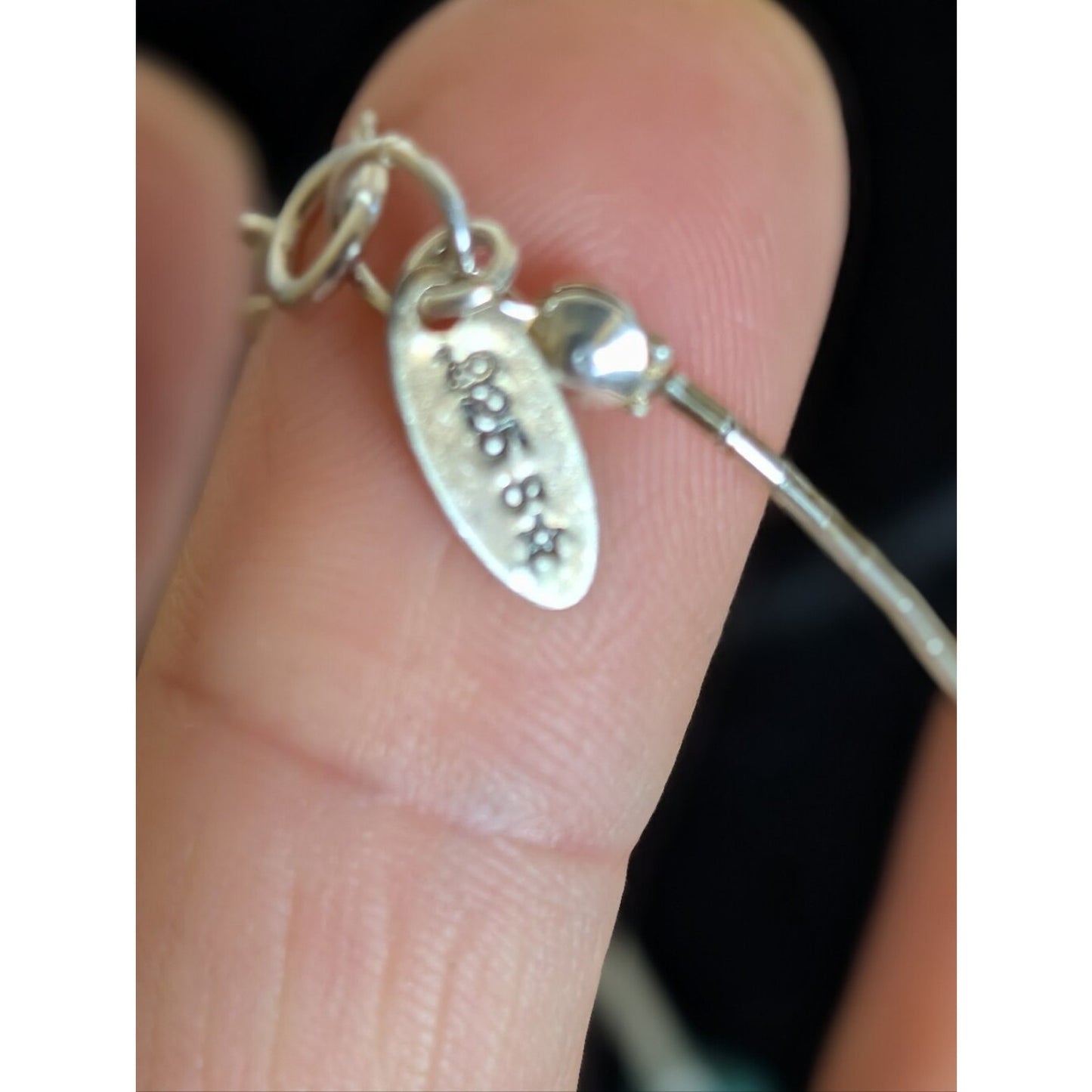 Vintage JTV Southwest Style Sterling Silver Liquid Silver Turquoise Nugget