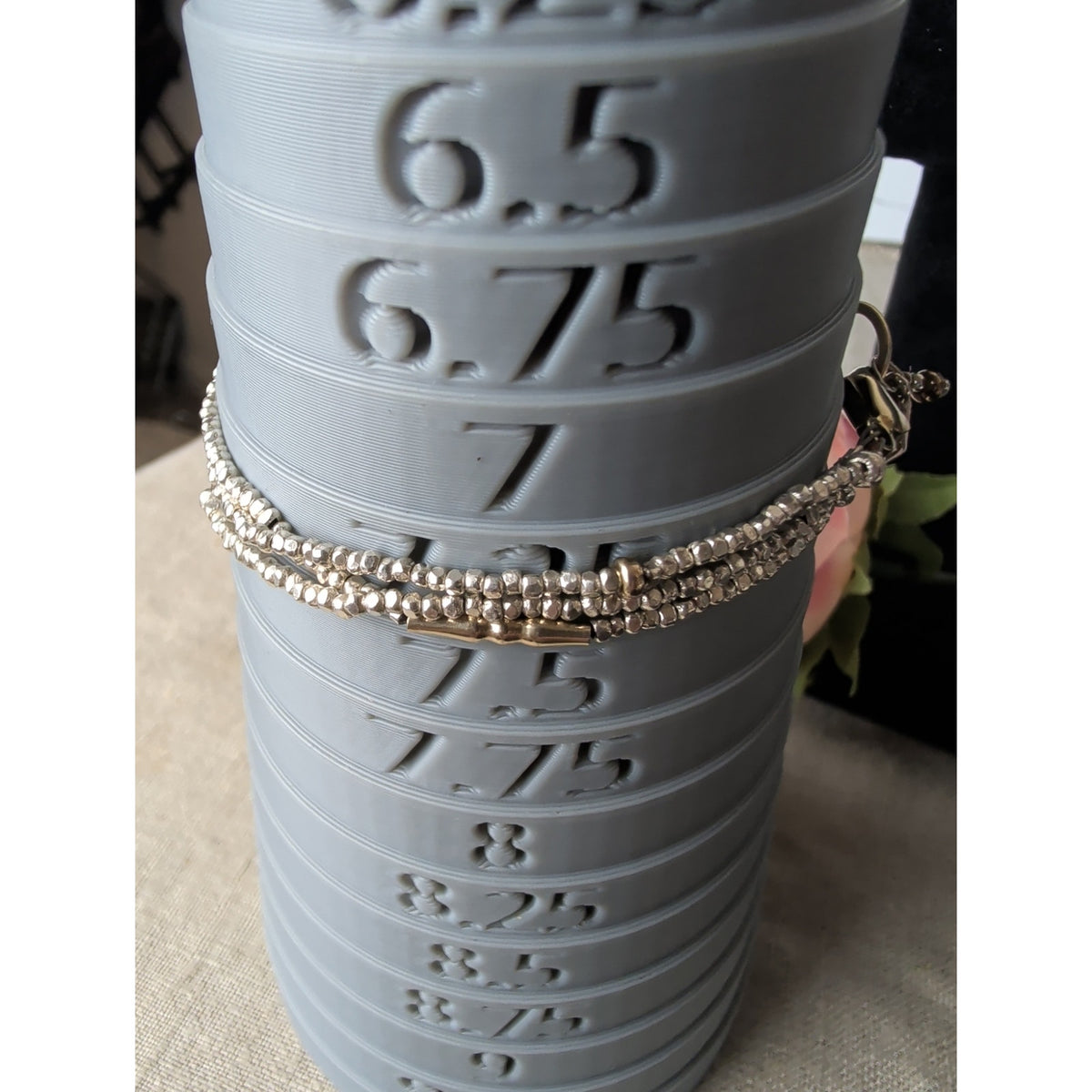 Sundance Catalog Robin Braun RB Gold Filled Multi Strand Cross Bracelet 7.25"