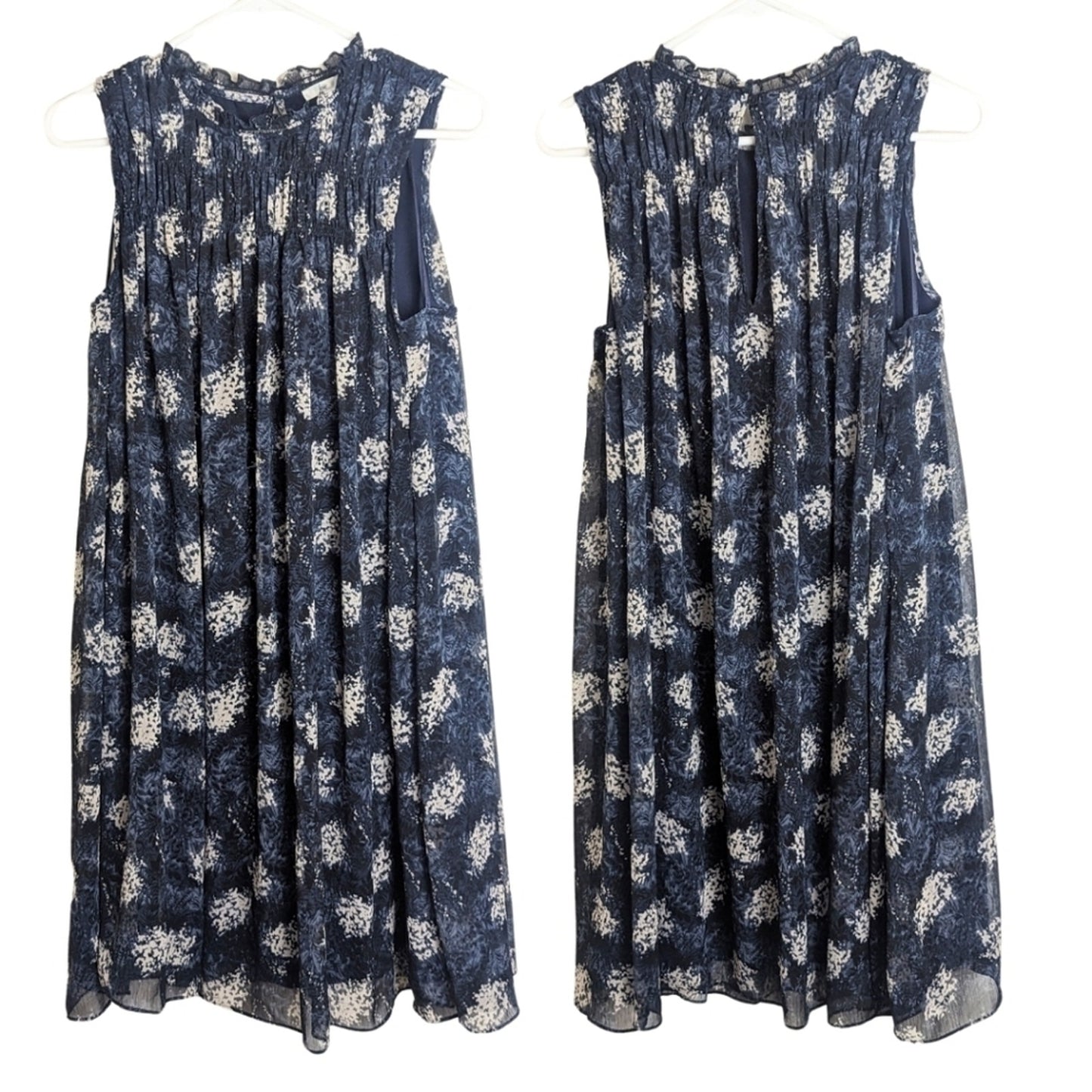 Joie Baltic Print Sleeveless Dress Women's Size Medium