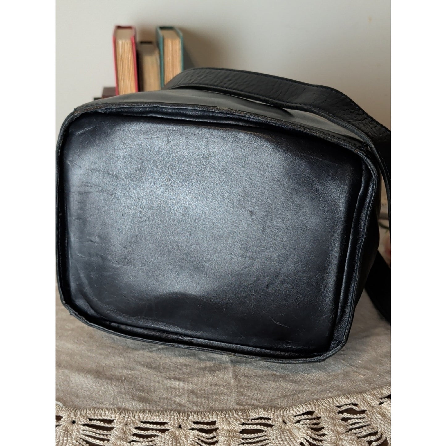Vintage Antonio Parriego Leather Shoulder Bag Heritage Minimalist Equestrian