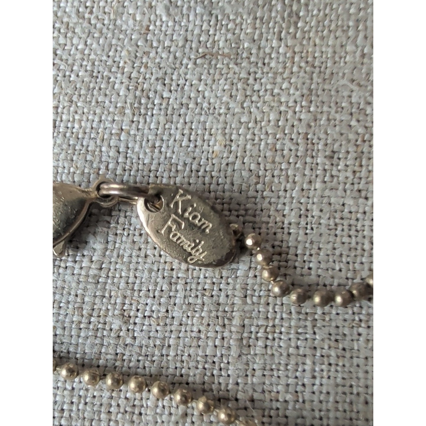 Vintage Kiam Family Gold and Champagne Faux Pearl Bead Layered Necklace