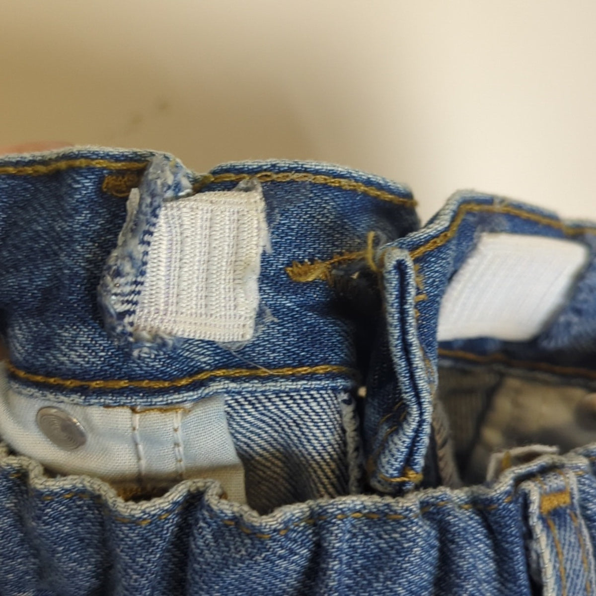 Highwaisted Jeans Upcycled Bandana Denim Y2K Streetwear