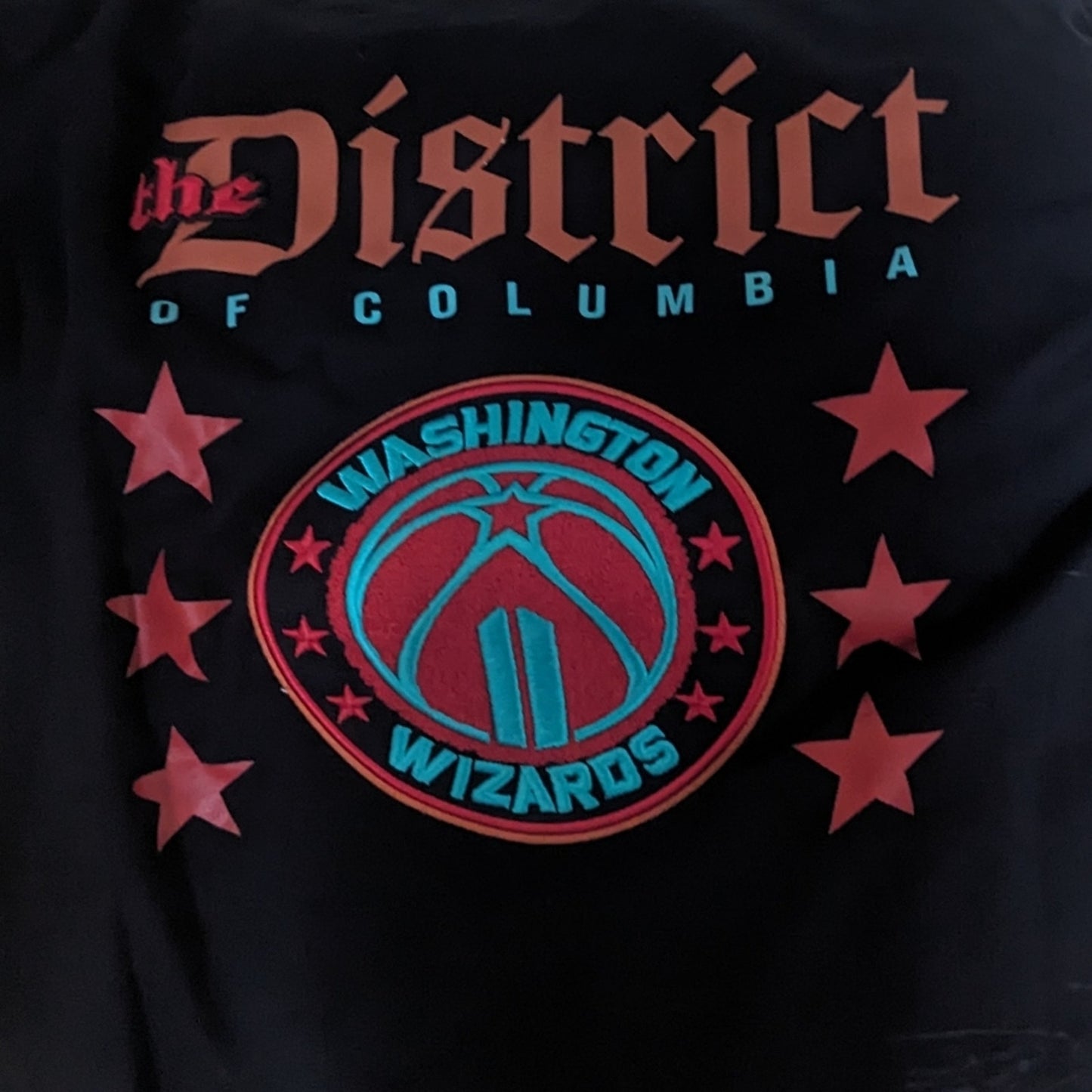 NBA Men's Pro Standard Black Washington Wizards 2023 City Edition T- Men's Large