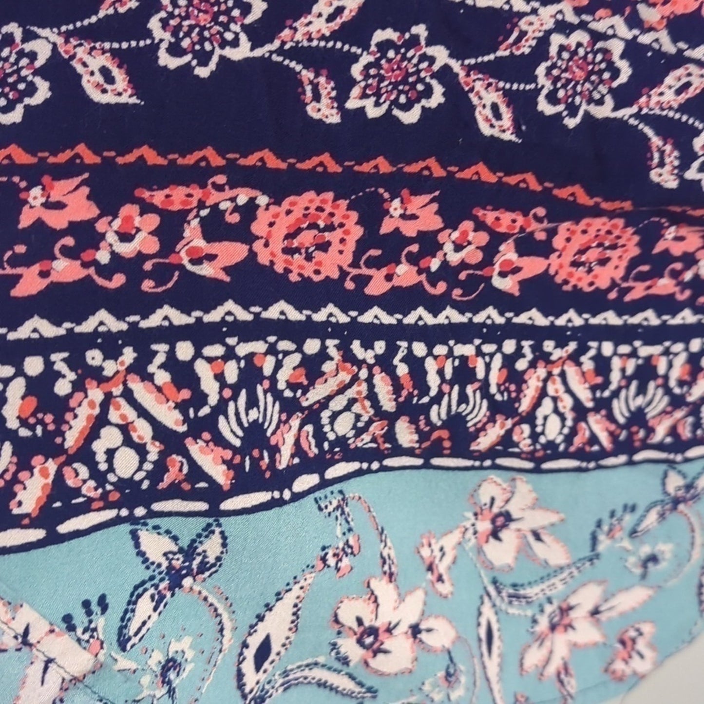 Boho Floral & Paisley Kimono Aztec Women's Medium