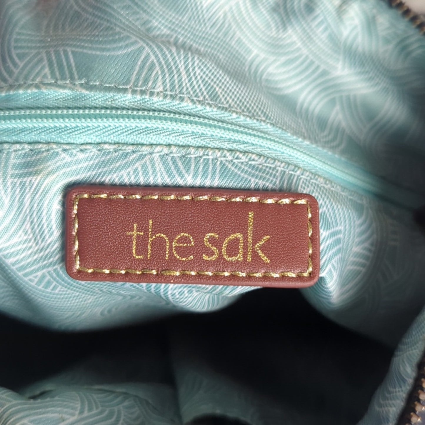 Vintage The Sak Pebbled Leather Crossbody Bag Black Travel