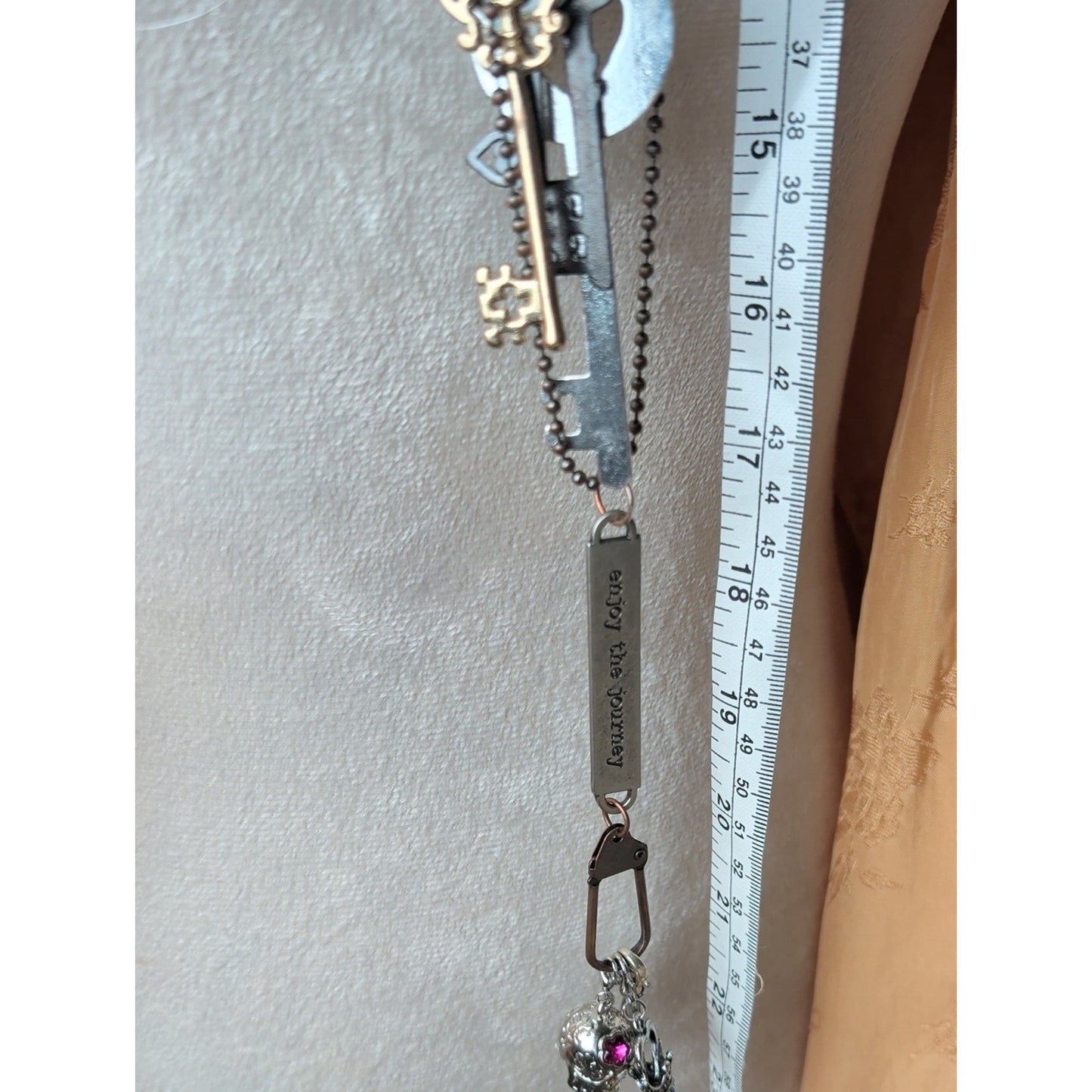 Steampunk Key Necklace Set Dark Academia Gothic Industrial Layering Necklaces