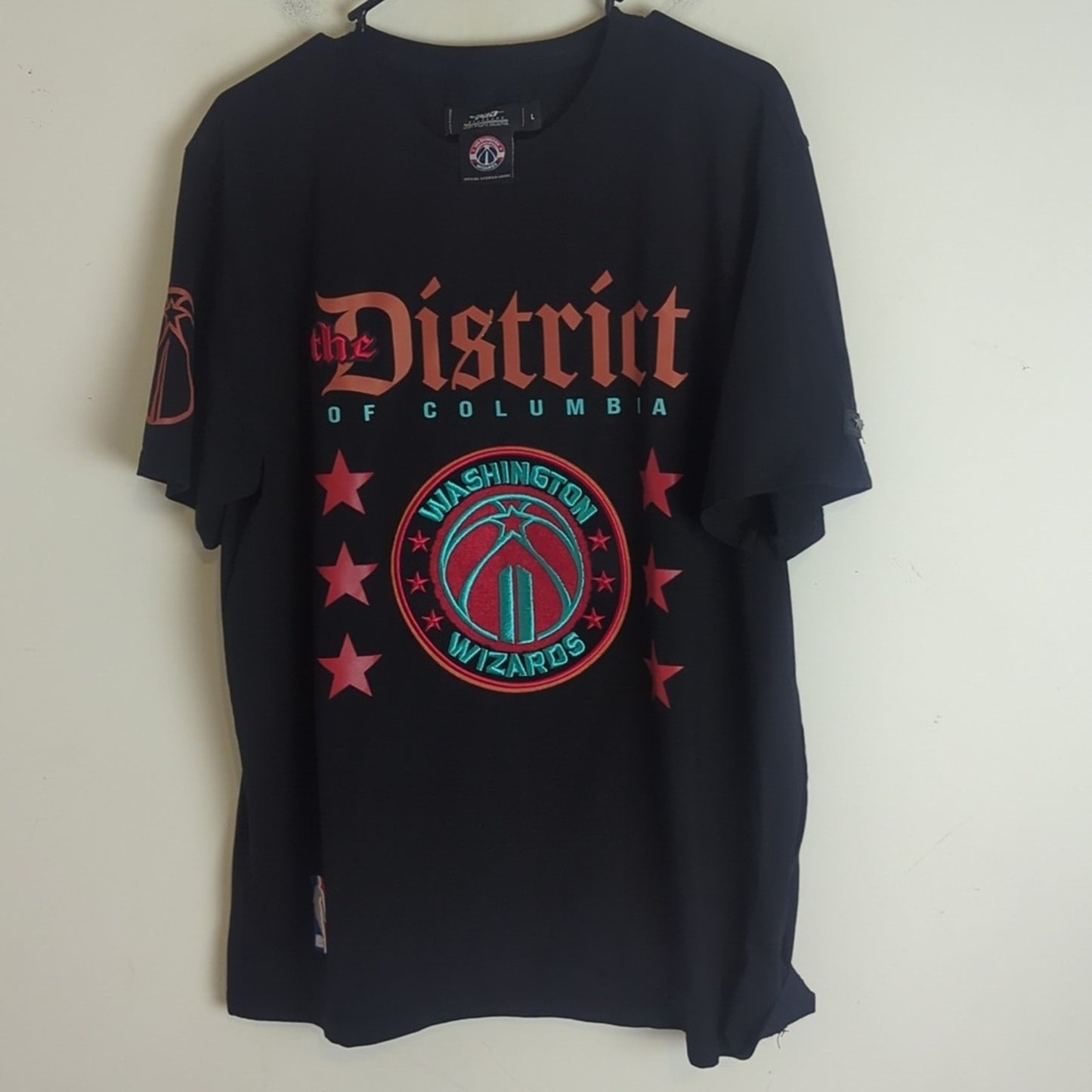 NBA Men's Pro Standard Black Washington Wizards 2023 City Edition T- Men's Large