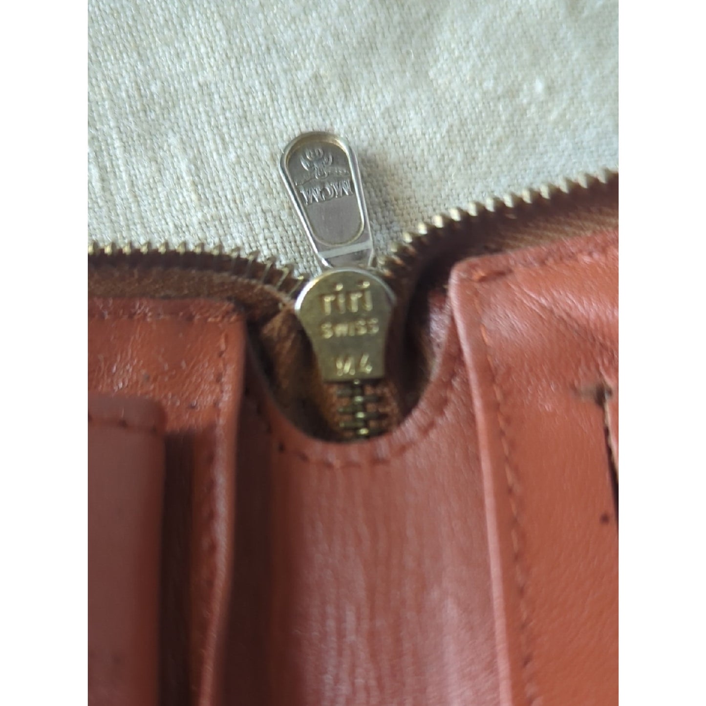 Vintage MCM Visetos Wallet Cognac Monogram Made in Germany 80s