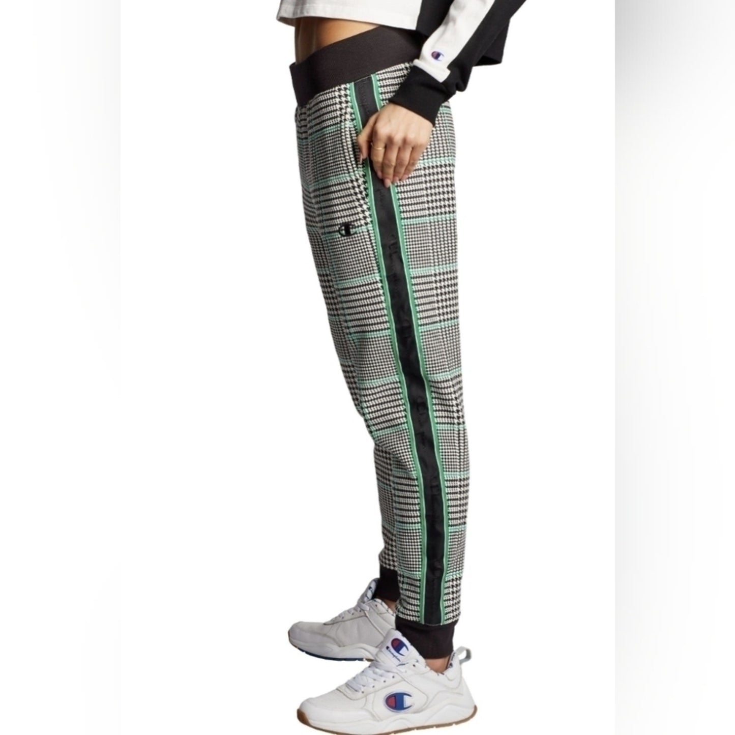 Champion Academia Jogger Sweatpants Houndstooth Women's XS
