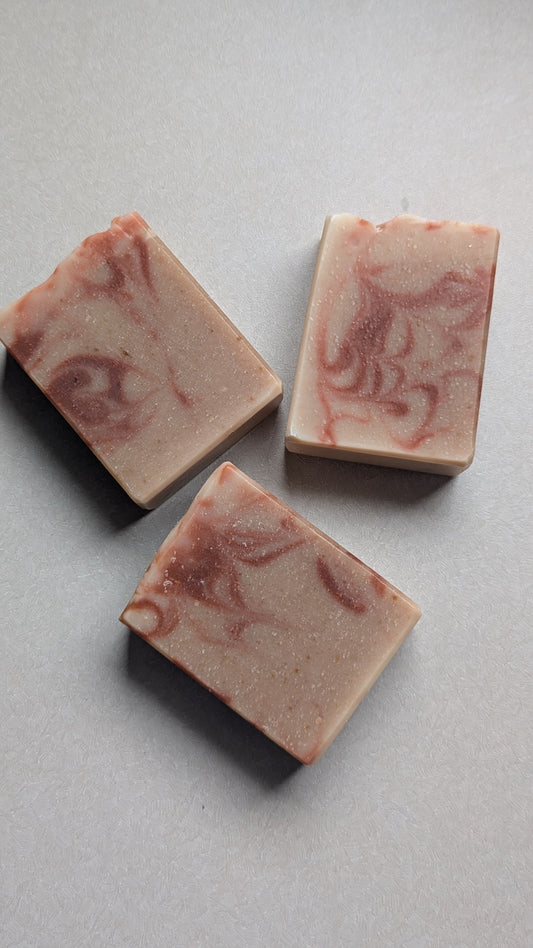 Bliss Handcrafted Tallow 4.5 Body Bar/Soap Bar Coconut Milk Lavender & Pink Grapefruit Essential Oil