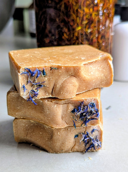 Orange & Patchouli- Goat Milk Soap- 4.5 oz Soap Bar- Essential Oils