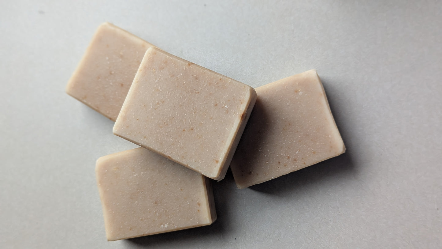 "Pure" Handcrafted Tallow 4.5 oz. Body bar/ soap bar Unscented Oats & Honey