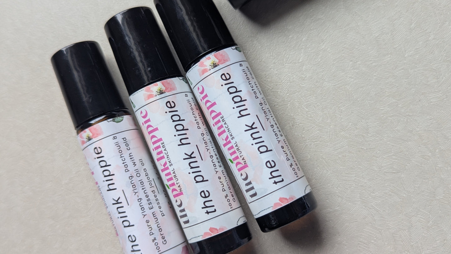 Roll-on Essential Oils 10 ml- Pocket Size Sleep Breathe Mood Roll on Perfume All natural
