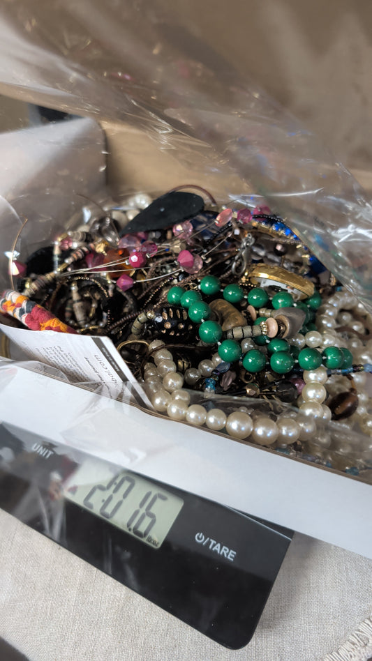 Mystery Craft Lot Jewelry Treasure Hunt! Wearable/Craft/ Recycle